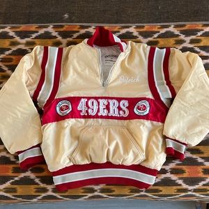 Vintage DeLong San Francisco 49ers Youth Nylon Jacket